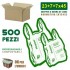 Shopper Biodegradabili Compostabili UNI 13432 Mini mis.23x44 pz. 500 gr.6